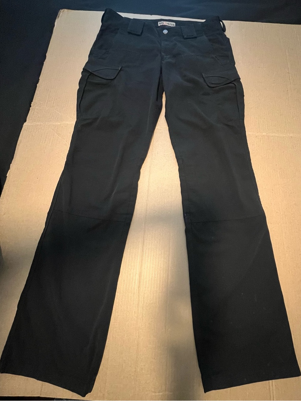5.11 Tactical Black Boot-Cut Cargo Pants